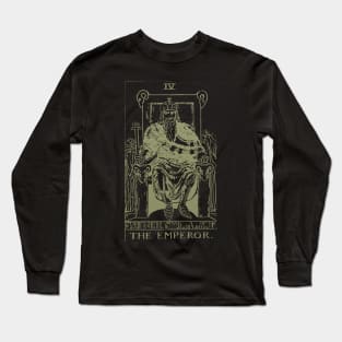 Golden Tarot - The Emperor Long Sleeve T-Shirt